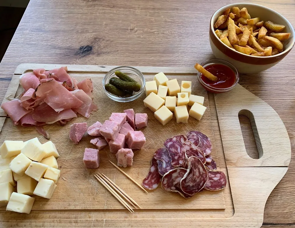 Planche Apéritif À Partager Frites